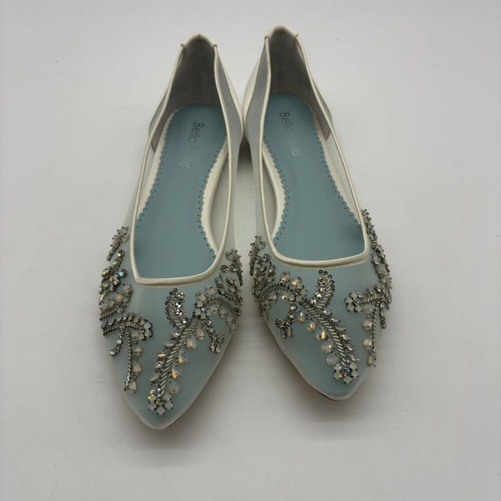 Bella Belle Embellished Crystal Flats